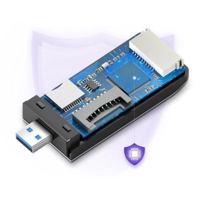 9. Ugreen SD / micro SD / CF / MS card reader for USB 3.0 gray (50541)