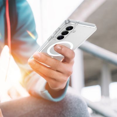 13. Dux Ducis Clin Mag Case Compatible with MagSafe for Samsung S26 - Transparent