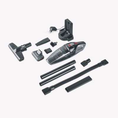 10. Severin HV 7147 Stick Vacuum Cleaner/Electric Brush Battery Dry Combi Black, Gray, Red