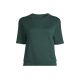 CASALL Seamless Rib Sleeve Tee green