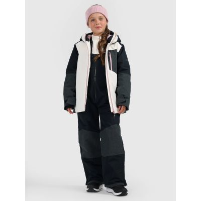 5. Girls' 10000 membrane snowboard jacket 4F 4FJRAW25TTJAF1060-11S