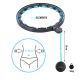14. HHM17 HULA HOP BLACK/TURQUOISE WITH MAGNETS AND WEIGHT + HMS COUNTER