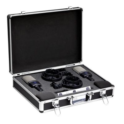 5. AKG C214 Stereo Condenser Microphone Set