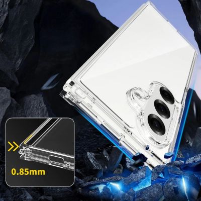 2. Tech-Protect FlexAir Hybrid Case for Samsung Galaxy Z Fold 7 - Transparent