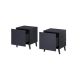 2. NOVA bedside table 44x40x52 navy blue matt