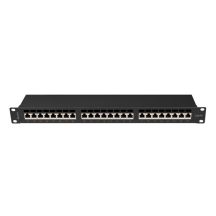 LANBERG PATCH PANEL 24 PORT 1U 19" CAT.6A FTP BLACK PPSA-1024-B