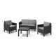 Keter Chicago 3+1 Graphite Garden Furniture Set