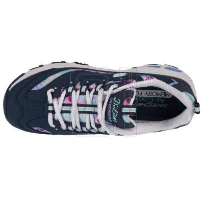 3. Skechers D'Lites-Blooming Fields 149794-NVMT Navy 35