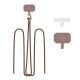 5. Tech-Protect C5S Rope Crossbody Strap Leash - Brown