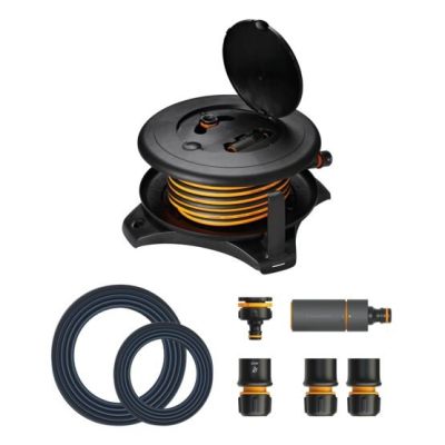 8. FISKARS HOSE REEL SOLID L 1/2" 30m WATERWHEEL