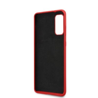 6. Ferrari Silicone Case for Samsung Galaxy S20 - Red