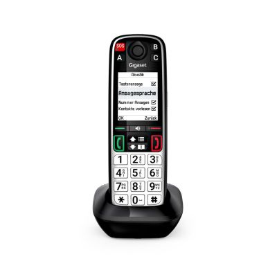 3. Gigaset EASY 500HX Analog/DECT Phone Caller Name and ID Black, Silver