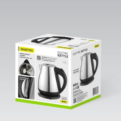 3. Electric metal kettle 1.7l 2200W MR-036 MAESTRO