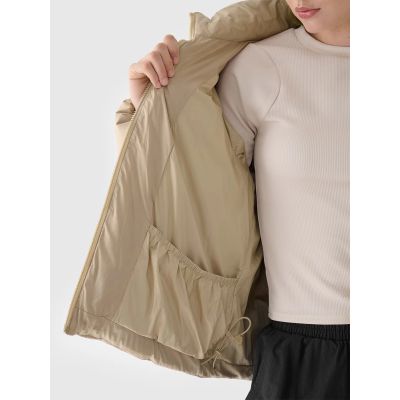6. Women's winter down jacket with natural filling 4F 4FWAW24TDJAF481-83S