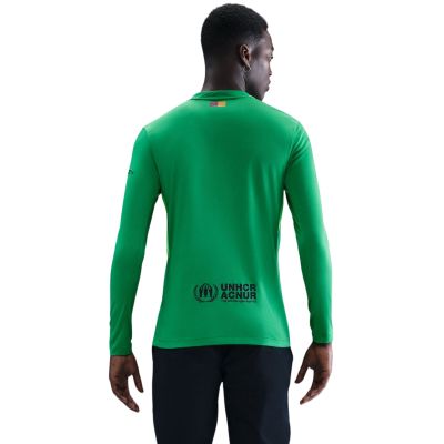 2. Nike FC Barcelona 2025/26 Stadium Goalkeeper Men's Jersey Green HQ0477 311