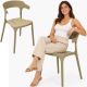 SAND PLASTIC GARDEN CHAIR