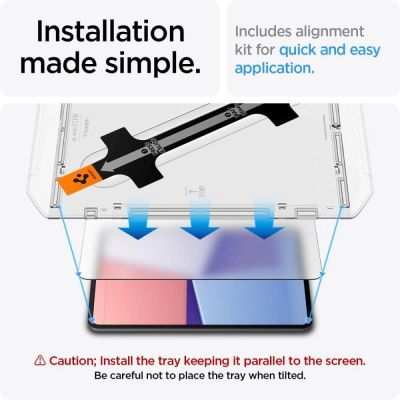 2. Spigen Glas.tR EZ Fit Tempered Glass for iPad Pro 13'' 2024