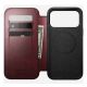2. NOMAD Modern Leather Folio - MagSafe-compatible leather case for iPhone 17 Pro Max, Horween leather (burgundy)