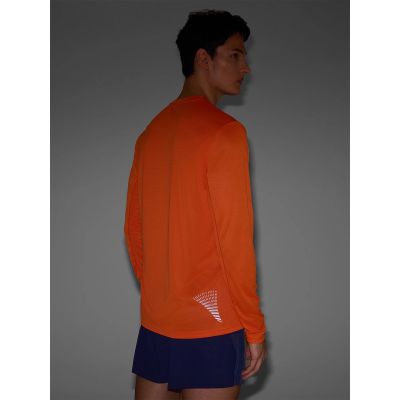 5. Men's quick-drying running longsleeve 4F 4FWSS25TFLOM326-70S