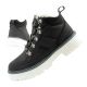 O'neill winter boots women's hiking boots ankle boots fashionable black white