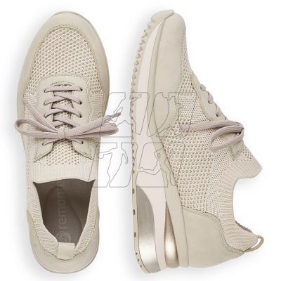 16. Comfortable Remonte W RKR693 beige sports shoes