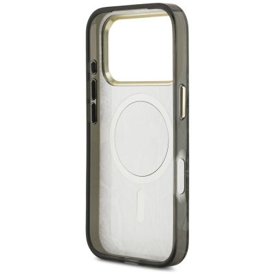 7. Guess Python Pattern MagSafe Case for iPhone 17 Pro / 18 Pro - Black