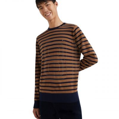 6. Tommy Hilfiger Fine Gauge Merino Tipped C Neck Sweater M MW0MW25410