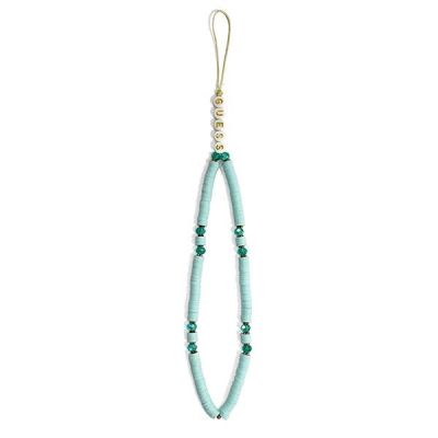 2. Guess pendant GUSTPEARP Phone Strap blue/blue Heishi Beads