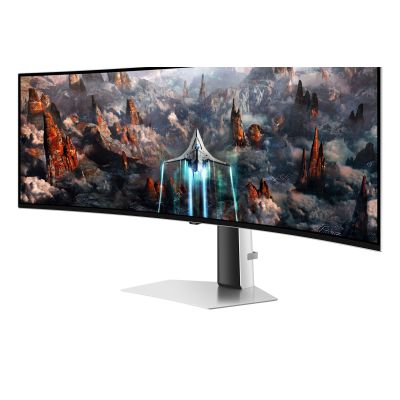5. Samsung G93SC Computer Monitor 124.5 cm (49") 5120 x 1440 px Dual QHD OLED Silver