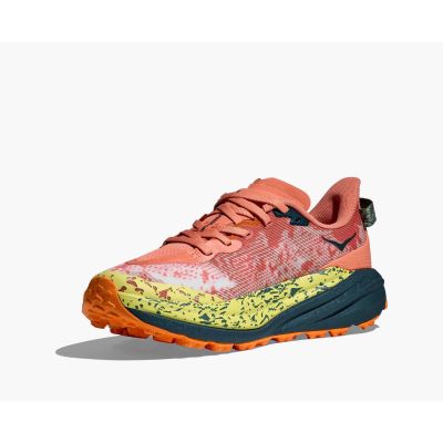 4. HOKA Speedgoat 6 Feldspar/Blue Twilight Women's Running Shoes (1147811-FDS)