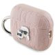 3. Karl Lagerfeld Monogram Karl & Choupette Head case for AirPods Pro 2 - pink