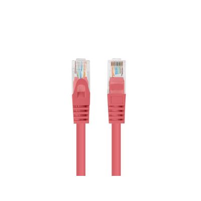 2. PATCHCORD CAT.6 UTP 1M RED FLUKE PASSED LANBERG 10-PACK
