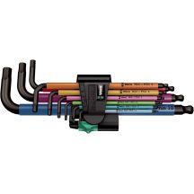 Wera 05022210001 Allen Key L-Shaped Allen Key Set Metric 9 pcs.