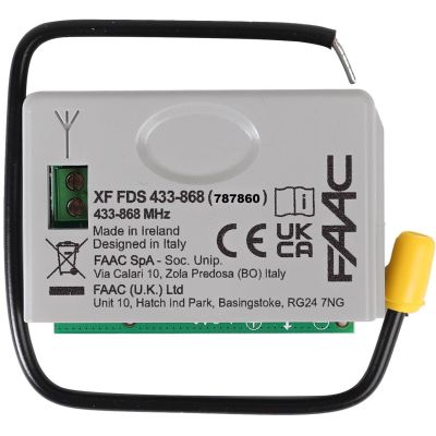 FAAC XF LC FDS 433-868 MHz controller/radio receiver (787860)