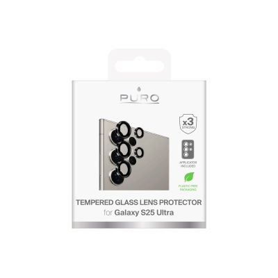 2. Puro Single Camera Lens Tempered Glass for Samsung Galaxy S25 Ultra Camera Lenses