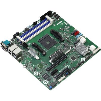 2. ASRock X570D4U motherboard 1x AM4 AMD Ryzen X570 (SATA, 2xM.2, 2xGbE, IPMI)
