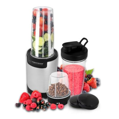 7. Esperanza NUTRI BOMB EKM030 sports blender for grinding (900W; black and silver)