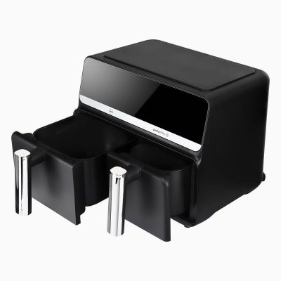 ELDOM FAT-FREE FRYER FR200 9 L, 2200W, TWO INDEPENDENT DRAWERS, 8 PROGRAMS, LED DISPLAY, TEMP. 80°C–200°C