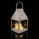 3. ADVENT LANTERN RORATY LED LANTERN 25CM 3 CANDLES WHITE