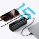 2. Cuktech PB200U Powerbank 210W 20000mAh 2x USB-C + USB-A with TFT display and 240W USB-C cable - black