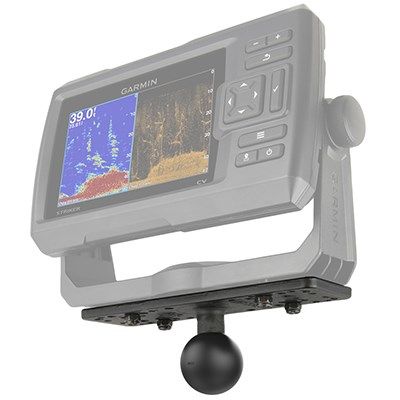 2. RAM MOUNT universal base with ball, for echo sounder, RAM-111BU