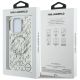 8. Karl Lagerfeld IML Karl Script Pattern MagSafe Case for iPhone 16 Pro - White