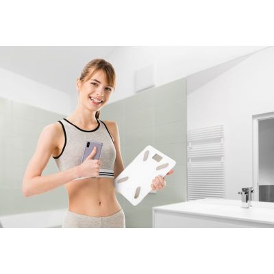9. ELDOM SMART PERSONAL SCALE TWO 550B ULLIE MEASURING FAT, MUSCLE, BMI, BODY WATER, DEDICATED APP.