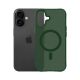 8. 3mk Smoke MagCase for iPhone 17 - Green-Translucent