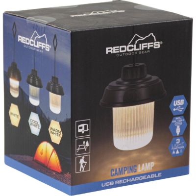 13. USB CAMPING LAMP FLASHLIGHT 3 TYPES OF LIGHT REDCLIFFS KHAKY