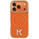 3. Karl Lagerfeld IML K Head Logo MagSafe Case for iPhone 17 Pro - Orange