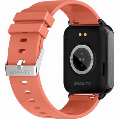 12. Smartwatch Gravity Red Black 2 Straps GT17-10