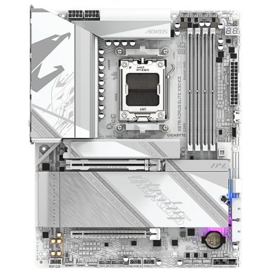 3. GIGABYTE X870 AORUS ELITE X3D ICE AMD X870 Socket AM5 ATX