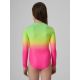 2. Girls' one-piece swimsuit with UPF50+ filter 4F 4FJRSS26USWSF144-91A