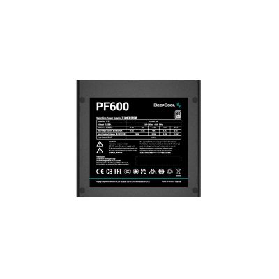 3. DeepCool PF600 600W 80 Plus Power Supply